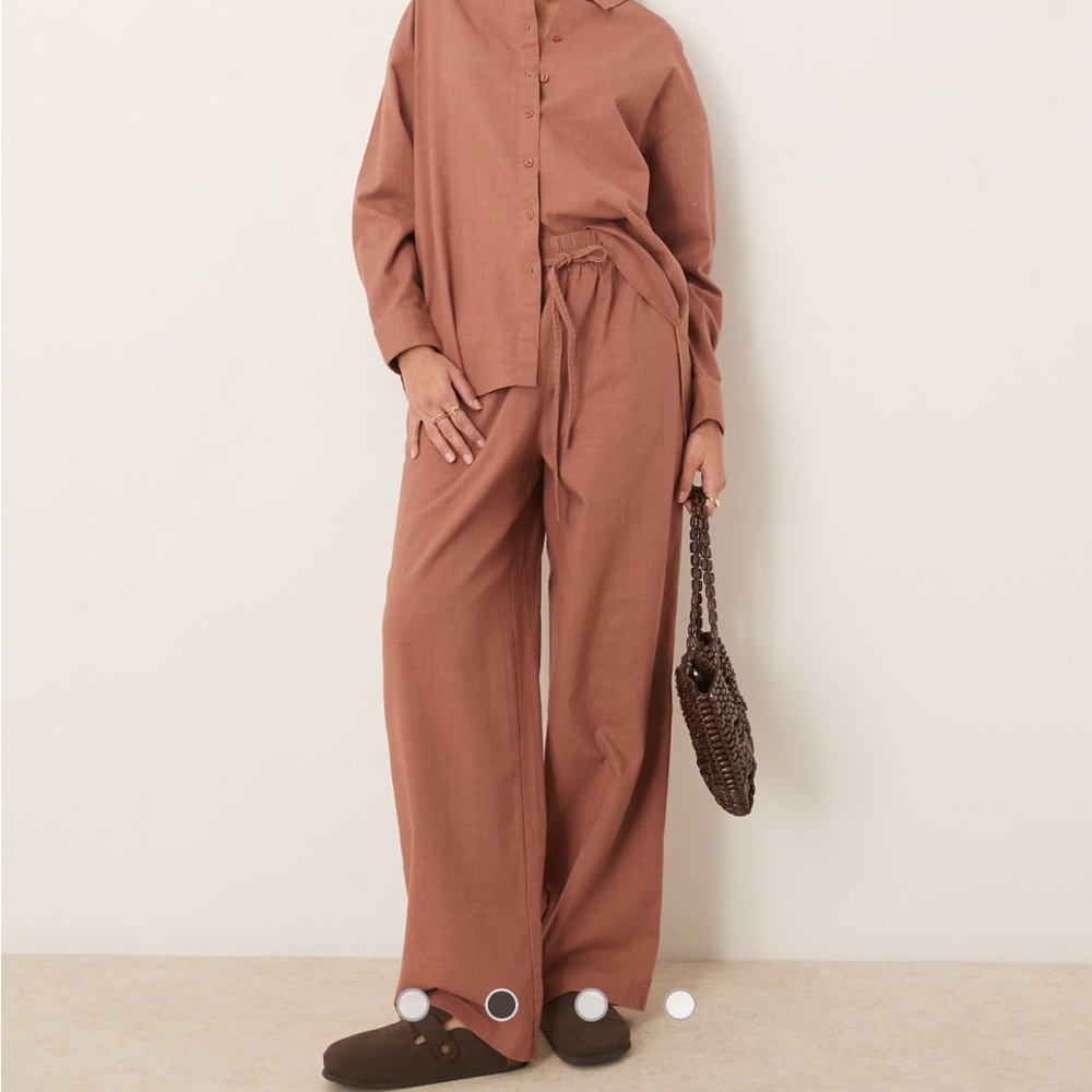 ASOS linen 2 pc set